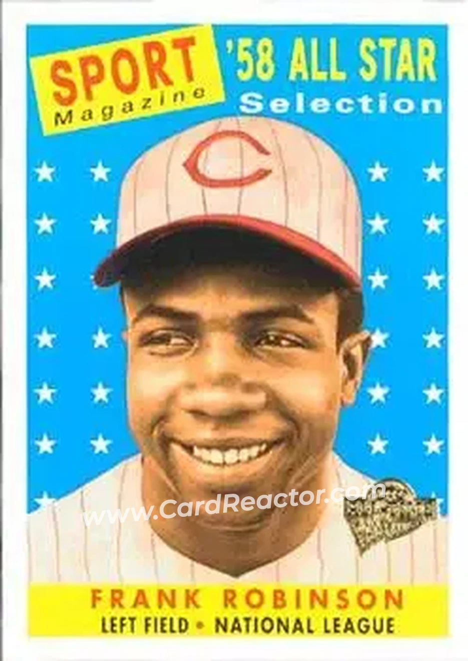 2004 Topps All-Time Fan Favorites #40 - Frank Robinson - Cincinnati Reds - Front 2004 Topps All-Time Fan Favorites #40 - Frank Robinson - Cincinnati Reds - Front