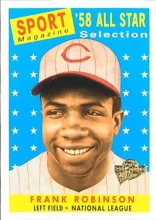 2004 Topps All-Time Fan Favorites #40 - Frank Robinson - Cincinnati Reds