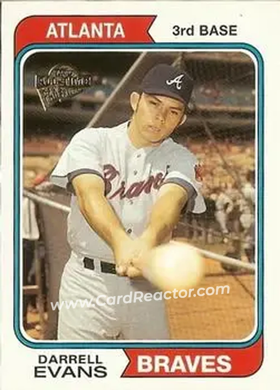 2004 Topps All-Time Fan Favorites #43 - Darrell Evans - Atlanta Braves - Front