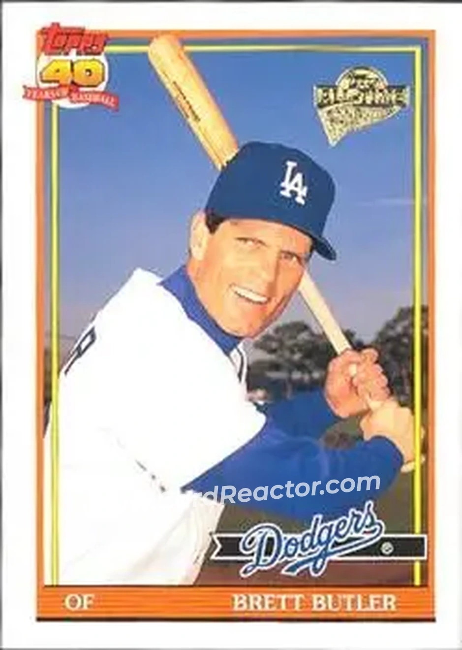 2004 Topps All-Time Fan Favorites #48 - Brett Butler - Los Angeles Dodgers - Front