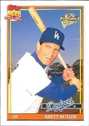 2004 Topps All-Time Fan Favorites #48 - Brett Butler - Los Angeles Dodgers
