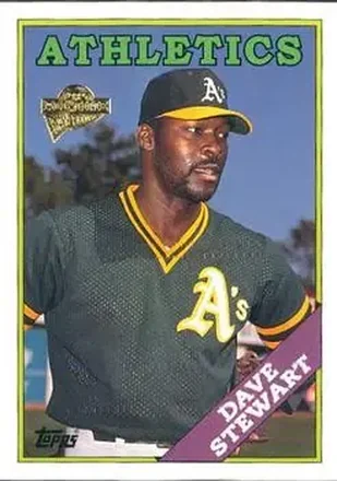 2004 Topps All-Time Fan Favorites #54 - Dave Stewart - Oakland Athletics