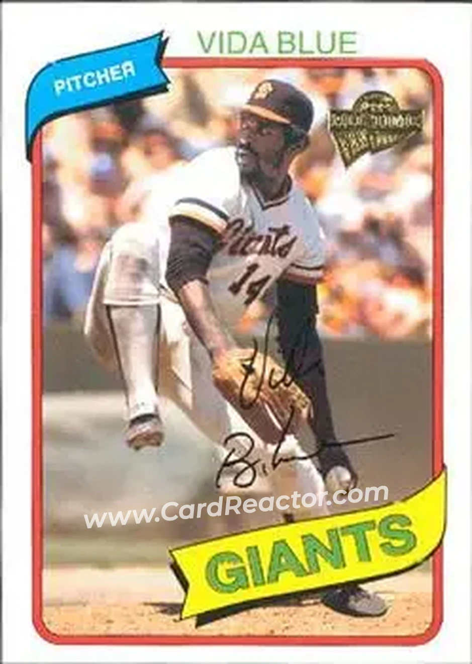 2004 Topps All-Time Fan Favorites #57 - Vida Blue - San Francisco Giants - Front