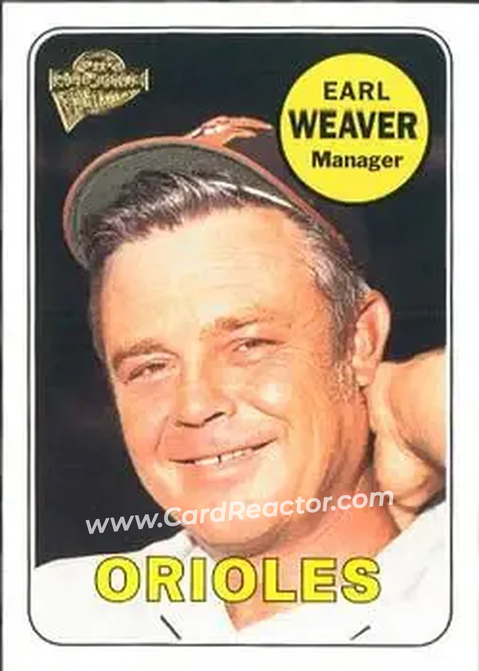 2004 Topps All-Time Fan Favorites #64 - Earl Weaver - Baltimore Orioles - Front