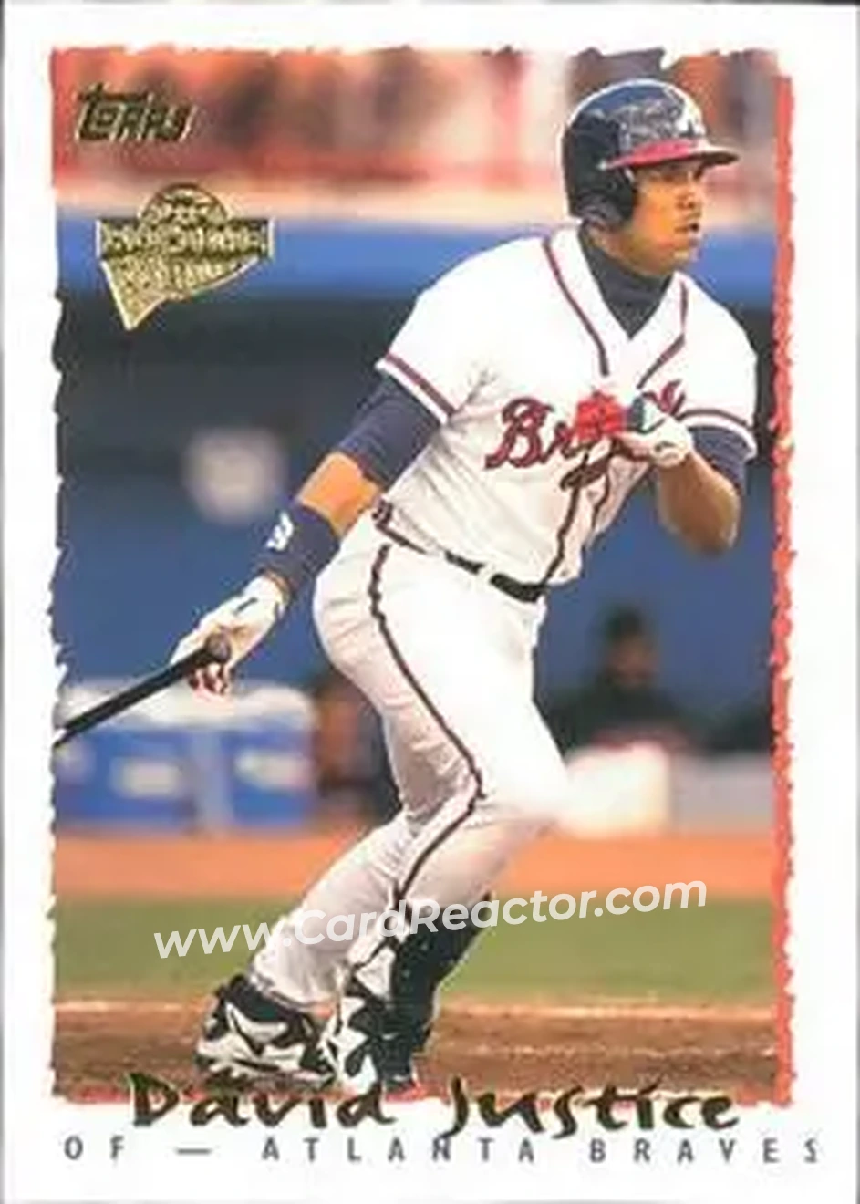 2004 Topps All-Time Fan Favorites #66 - David Justice - Atlanta Braves - Front