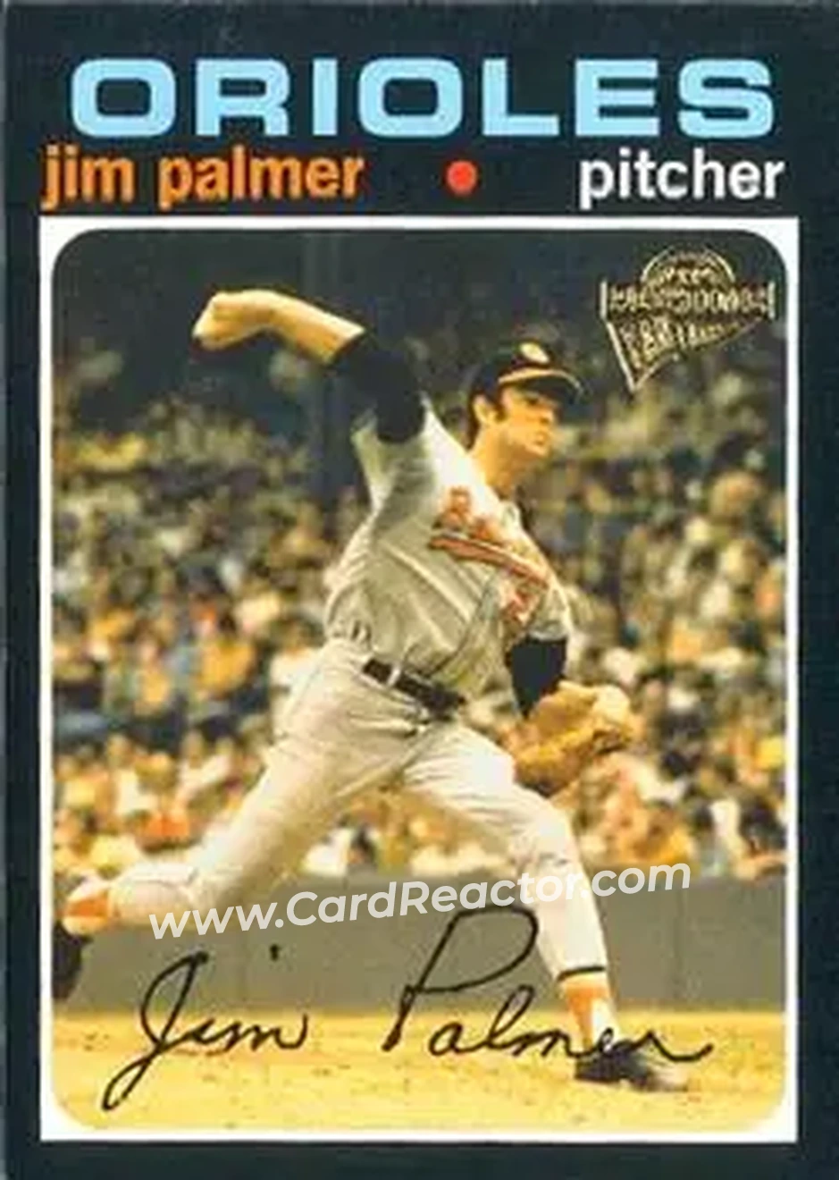 2004 Topps All-Time Fan Favorites #70 - Jim Palmer - Baltimore Orioles - Front