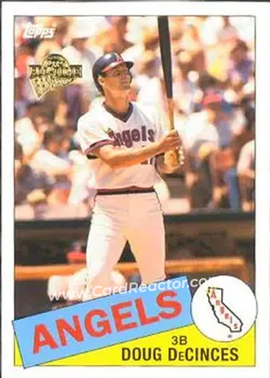 2004 Topps All-Time Fan Favorites #71 - Doug DeCinces - California Angels - Front 2004 Topps All-Time Fan Favorites #71 - Doug DeCinces - California Angels - Front