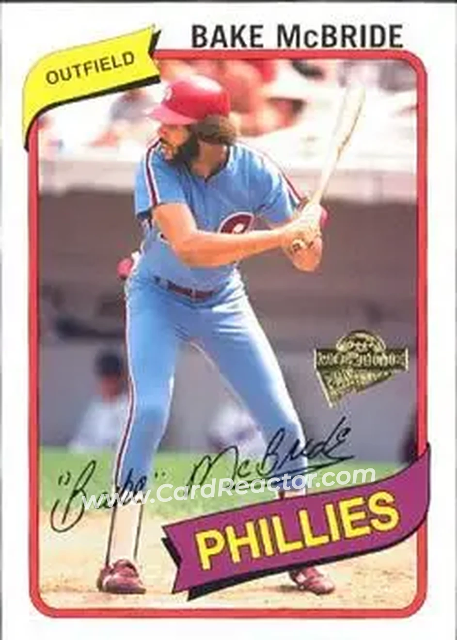 2004 Topps All-Time Fan Favorites #76 - Bake McBride - Philadelphia Phillies - Front