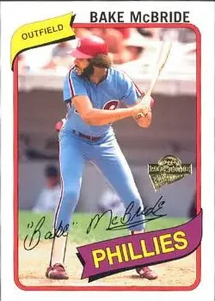 2004 Topps All-Time Fan Favorites #76 - Bake McBride - Philadelphia Phillies