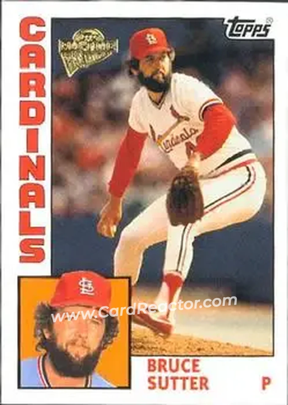 2004 Topps All-Time Fan Favorites #78 - Bruce Sutter - St. Louis Cardinals - Front