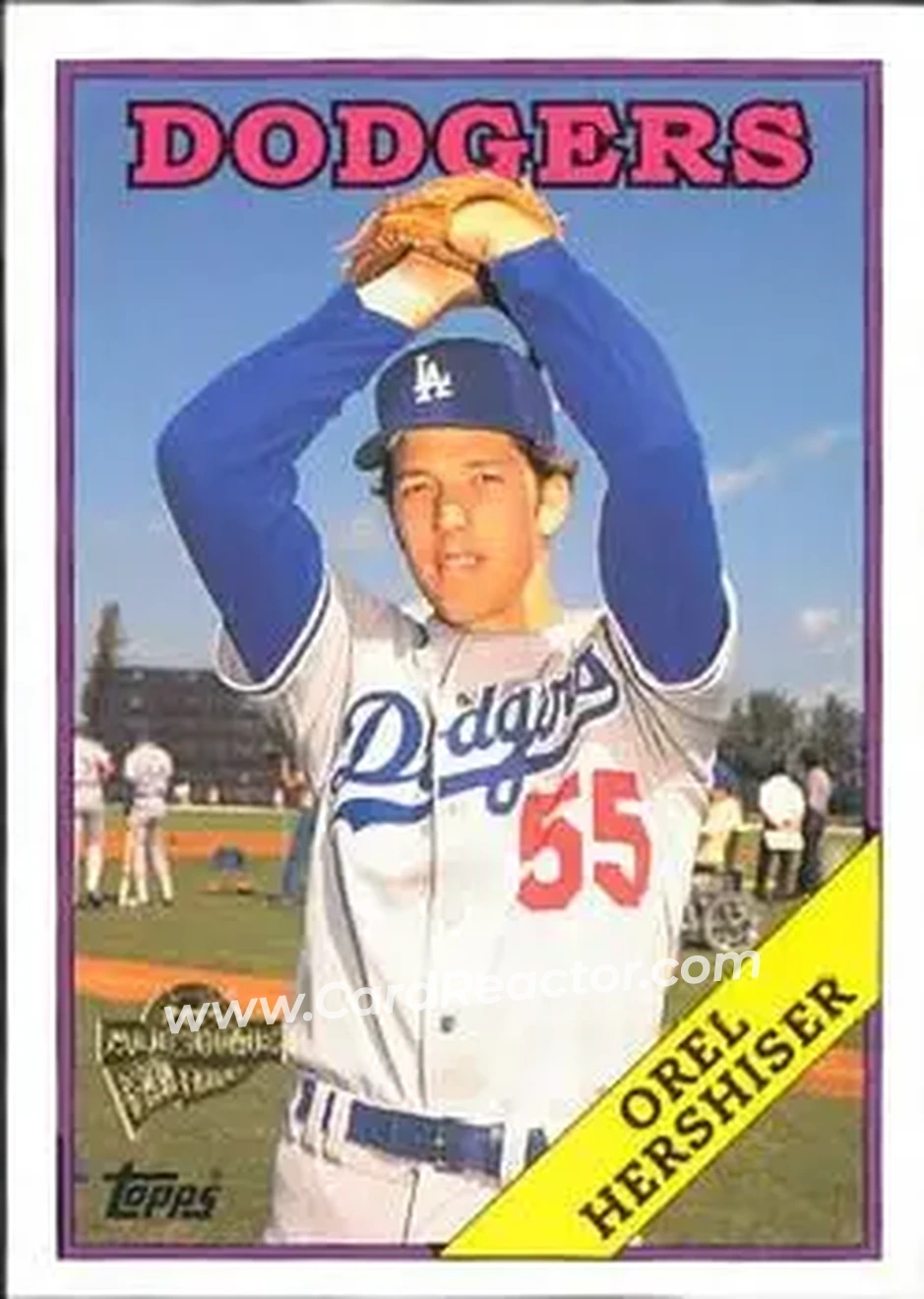 2004 Topps All-Time Fan Favorites #81 - Orel Hershiser - Los Angeles Dodgers - Front
