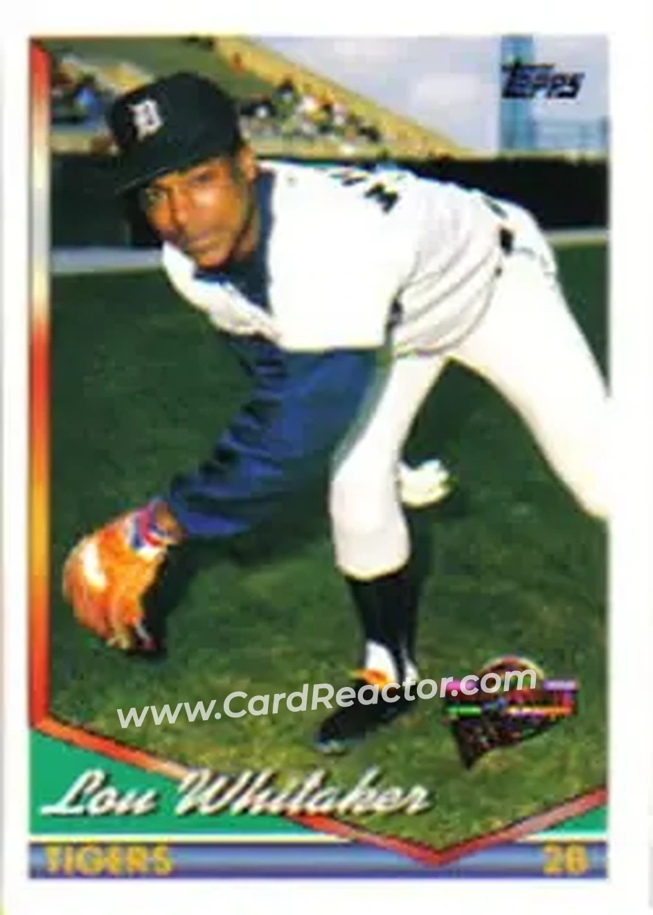 2004 Topps All-Time Fan Favorites #83 - Lou Whitaker - Detroit Tigers - Front