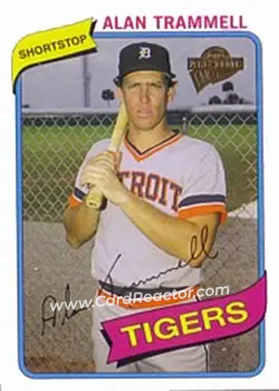 2004 Topps All-Time Fan Favorites #84 - Alan Trammell - Detroit Tigers - Front
