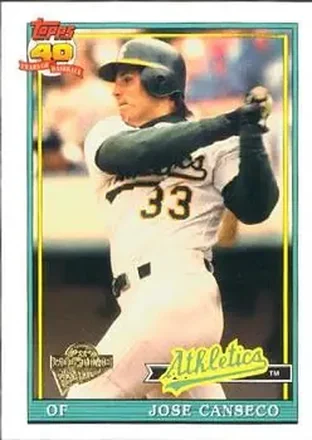 2004 Topps All-Time Fan Favorites #91 - Jose Canseco - Oakland Athletics