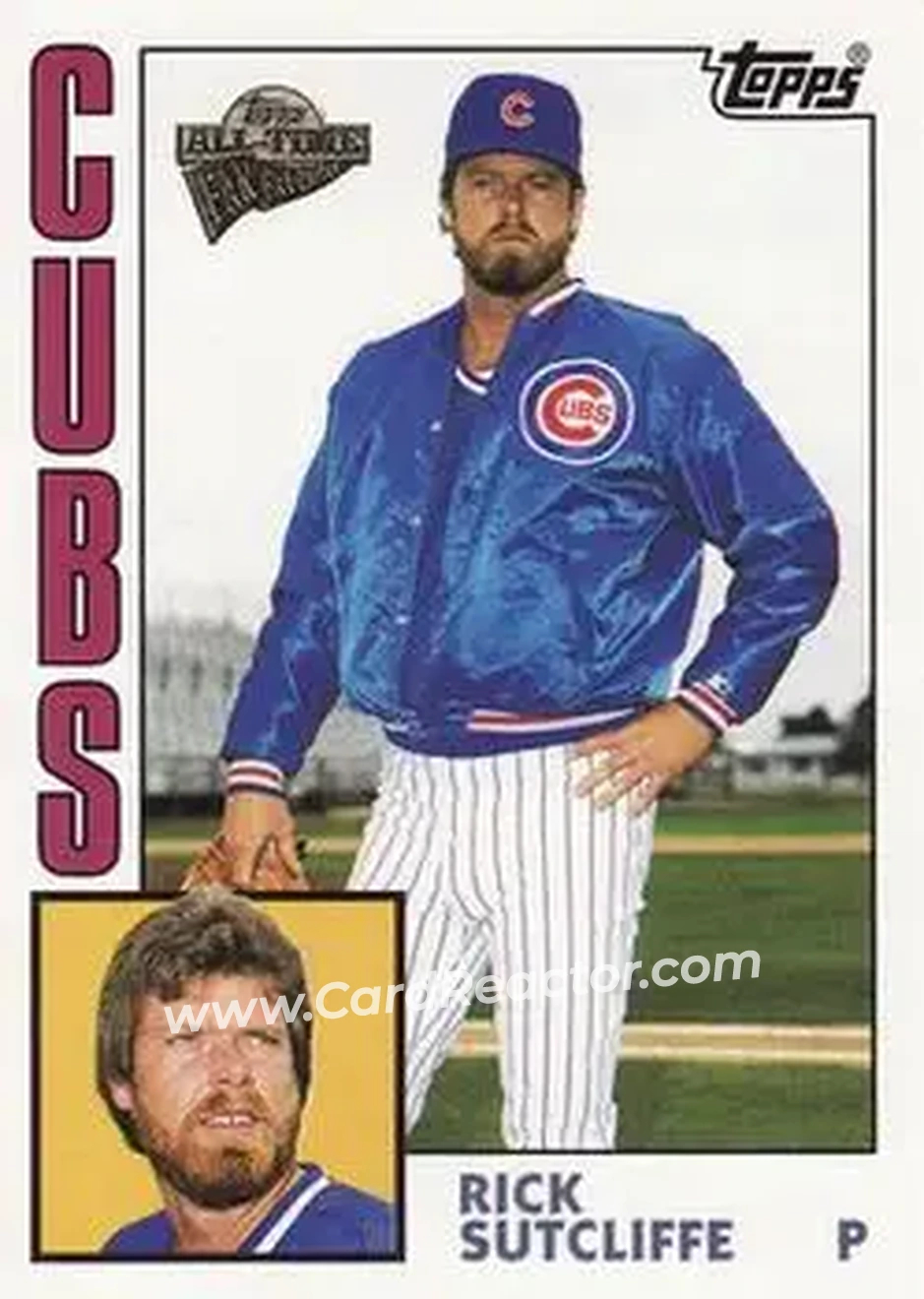 2004 Topps All-Time Fan Favorites #104 - Rick Sutcliffe - Chicago Cubs - Front