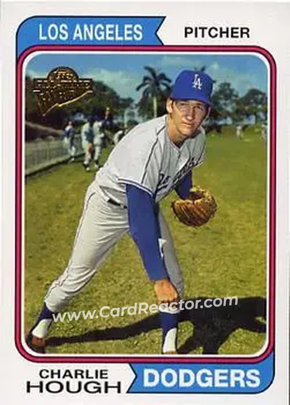 2004 Topps All-Time Fan Favorites #107 - Charlie Hough - Los Angeles Dodgers - Front