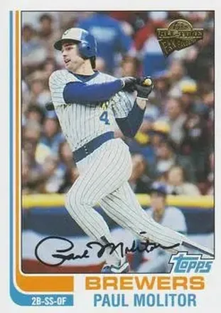 2004 Topps All-Time Fan Favorites #108 - Paul Molitor - Milwaukee Brewers