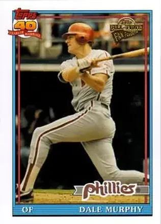 2004 Topps All-Time Fan Favorites #129 - Dale Murphy - Philadelphia Phillies