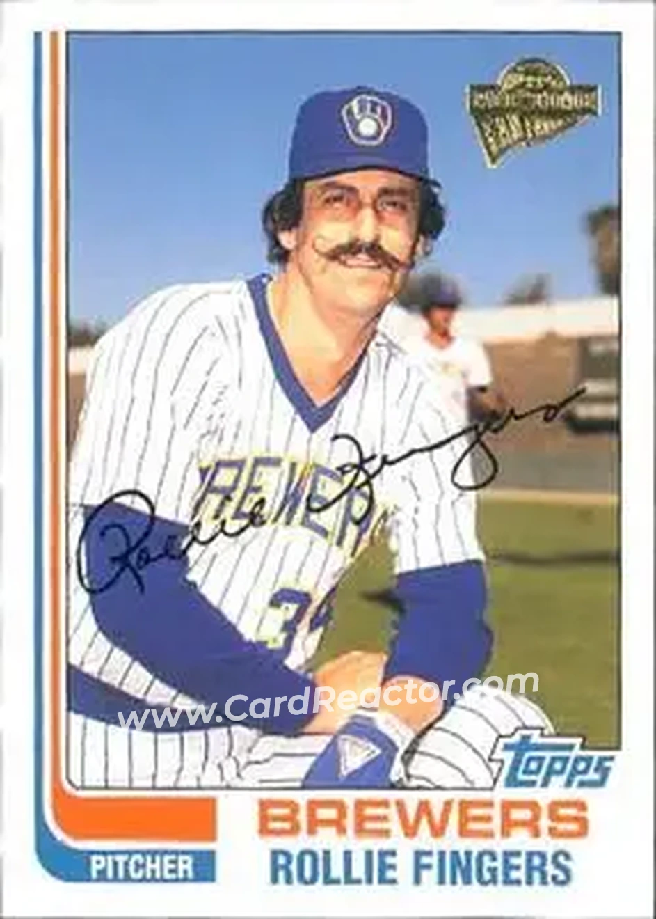 2004 Topps All-Time Fan Favorites #144 - Rollie Fingers - Milwaukee Brewers - Front