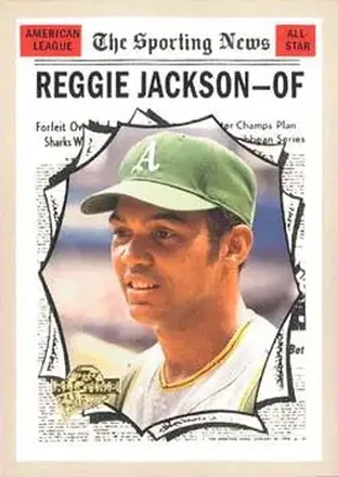 2004 Topps All-Time Fan Favorites #5 - Reggie Jackson (b.1946 OF) - Oakland Athletics