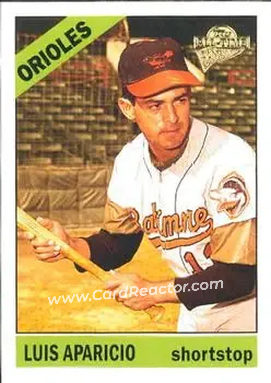 2004 Topps All-Time Fan Favorites #21 - Luis Aparicio - Baltimore Orioles - Front