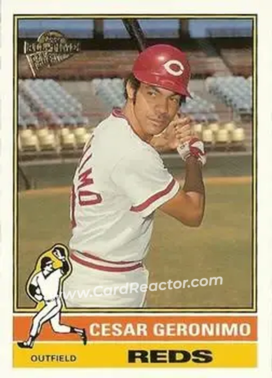 2004 Topps All-Time Fan Favorites #22 - Cesar Geronimo - Cincinnati Reds - Front