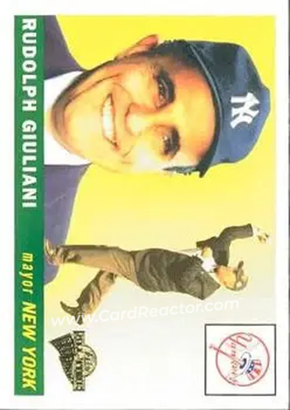 2004 Topps All-Time Fan Favorites #51 - Rudolph Giuliani - New York Yankees - Front 2004 Topps All-Time Fan Favorites #51 - Rudolph Giuliani - New York Yankees - Front