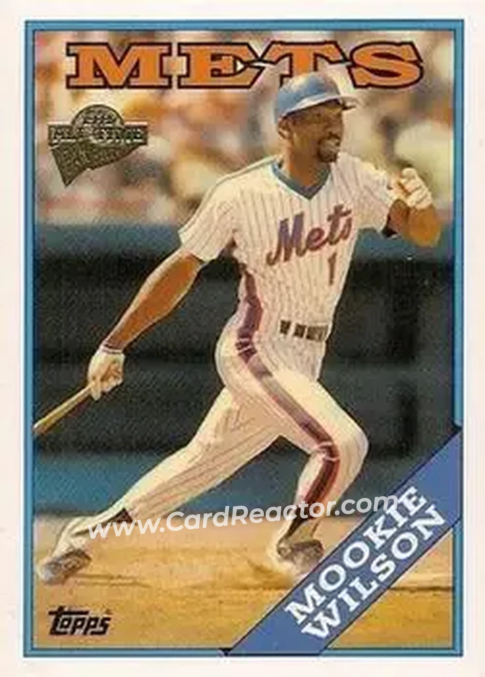 2004 Topps All-Time Fan Favorites #53 - Mookie Wilson - New York Mets - Front