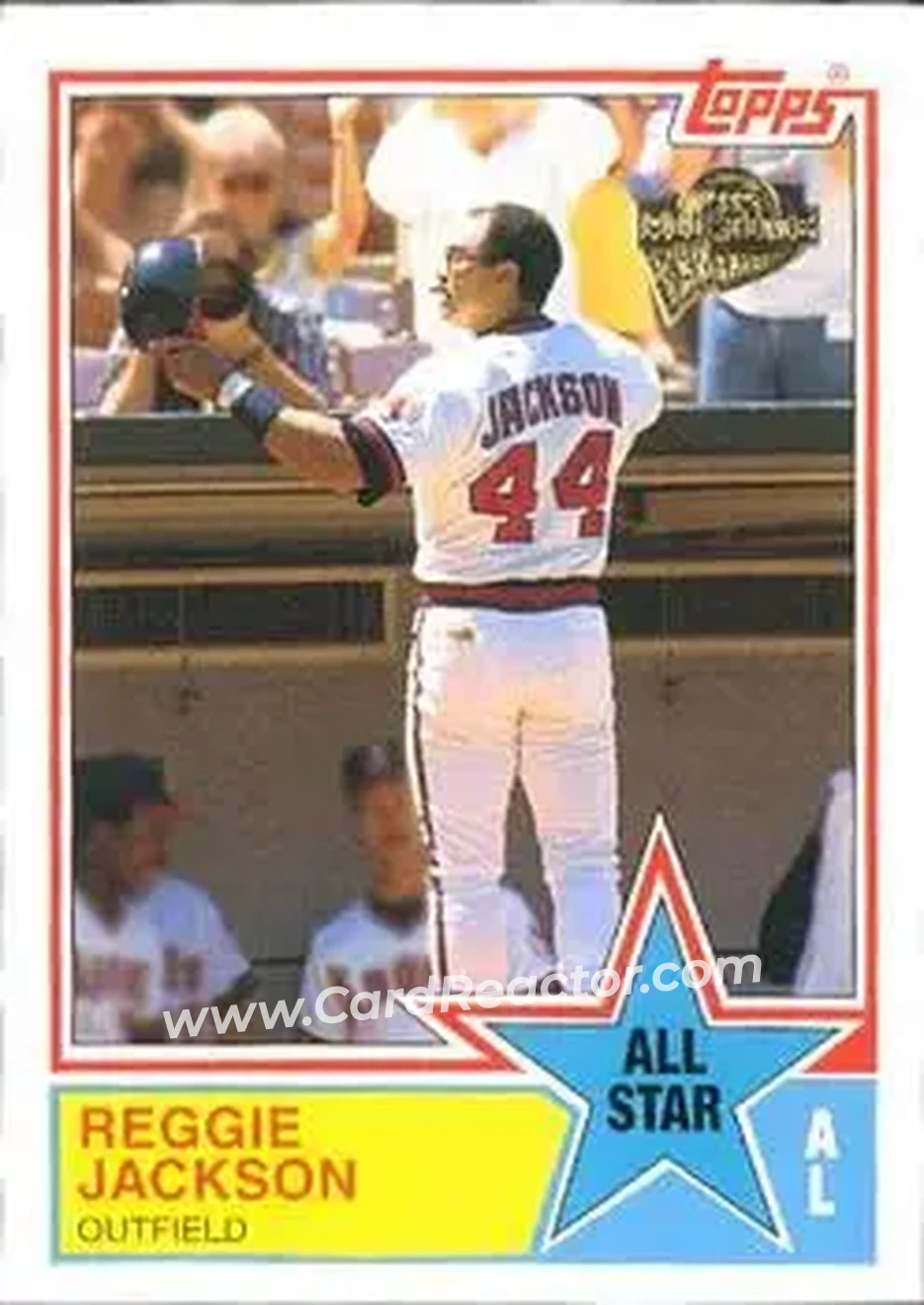 2004 Topps All-Time Fan Favorites #63 - Reggie Jackson (b.1946 OF) - California Angels - Front