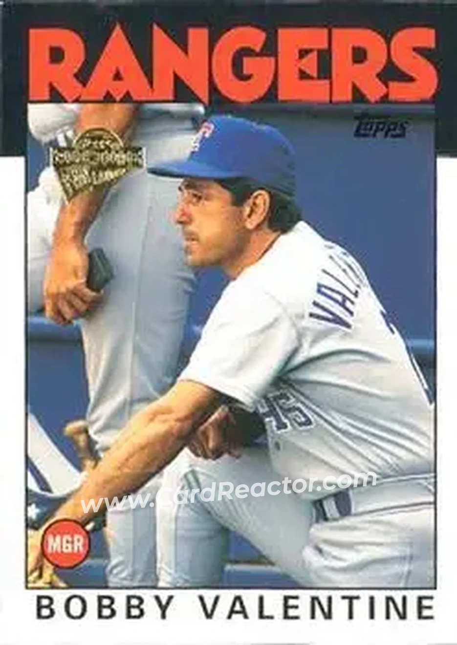 2004 Topps All-Time Fan Favorites #79 - Bobby Valentine - Texas Rangers - Front