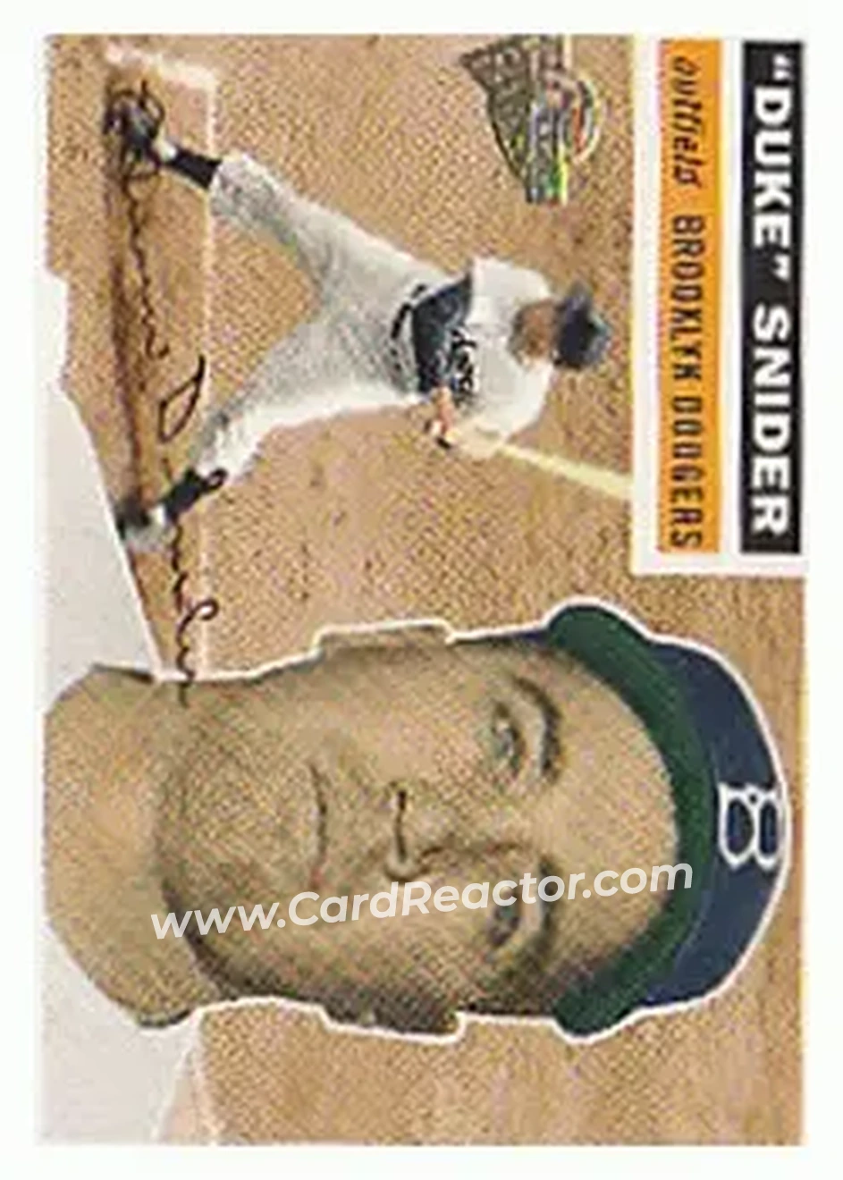 2004 Topps All-Time Fan Favorites #120 - Edwin "Duke" Snider - Brooklyn Dodgers - Front