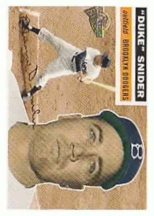 2004 Topps All-Time Fan Favorites #120 - Edwin "Duke" Snider - Brooklyn Dodgers