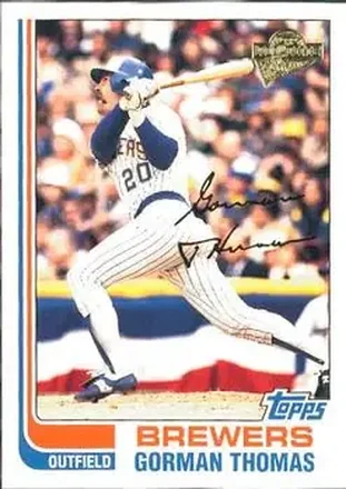 2004 Topps All-Time Fan Favorites #135 - Gorman Thomas - Milwaukee Brewers