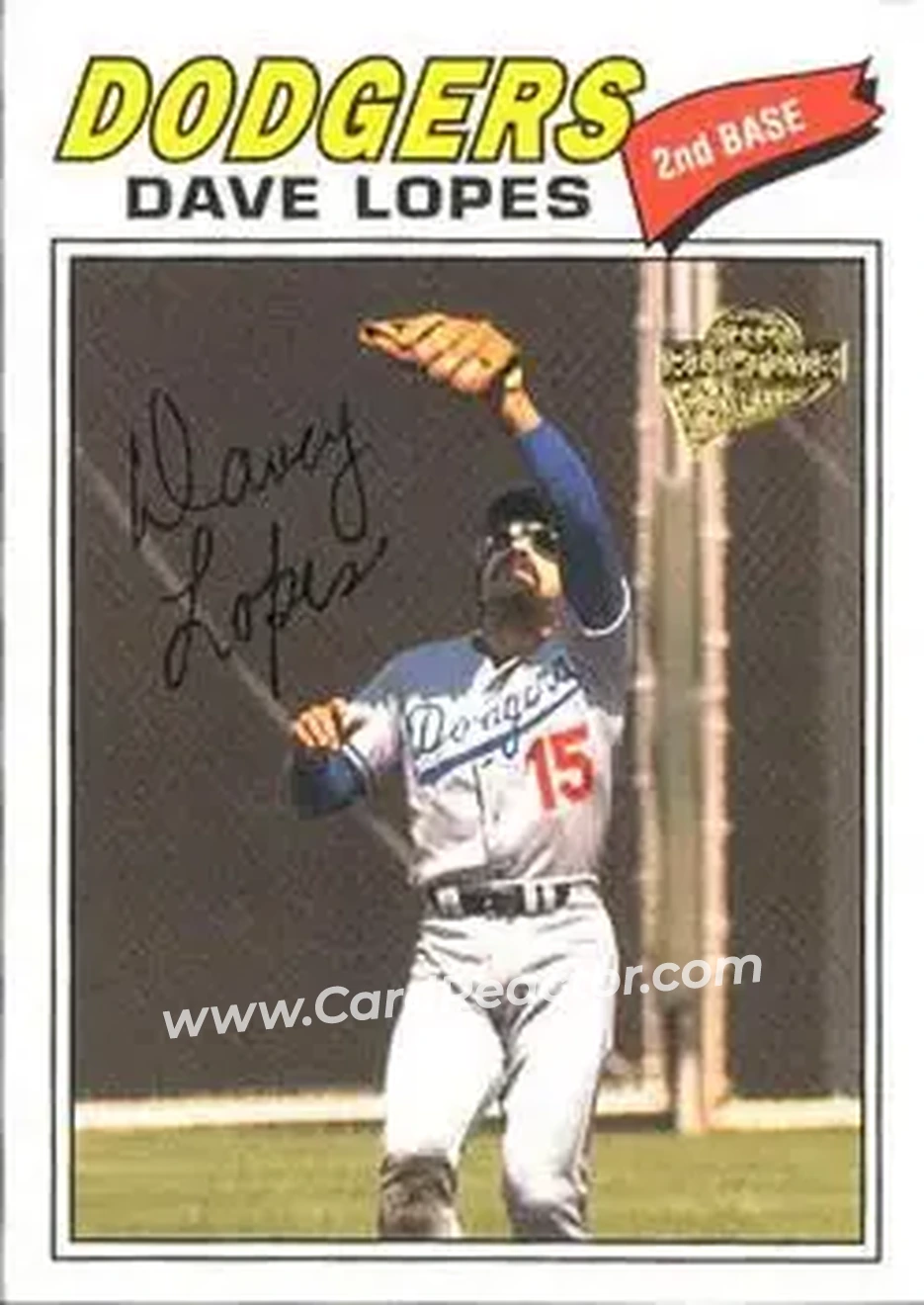 2004 Topps All-Time Fan Favorites #136 - Dave Lopes - Los Angeles Dodgers - Front 2004 Topps All-Time Fan Favorites #136 - Dave Lopes - Los Angeles Dodgers - Front