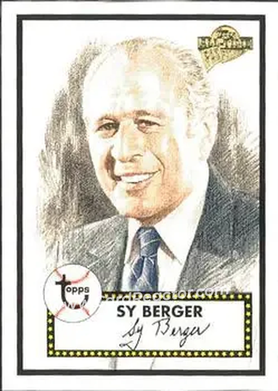 2004 Topps All-Time Fan Favorites #137 - Sy Berger - Front 2004 Topps All-Time Fan Favorites #137 - Sy Berger - Front