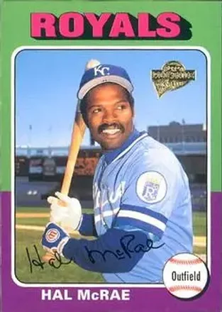 2004 Topps All-Time Fan Favorites #143 - Hal McRae - Kansas City Royals