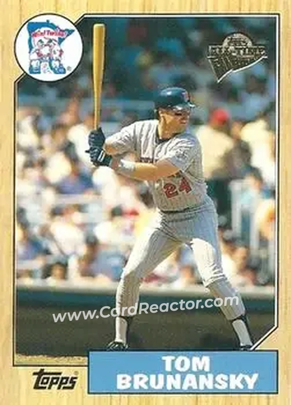 2004 Topps All-Time Fan Favorites #145 - Tom Brunansky - Minnesota Twins - Front