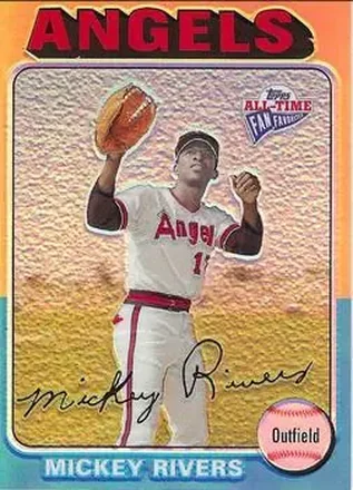 2004 Topps All-Time Fan Favorites #18 Refractors Mickey Rivers