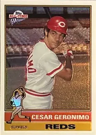 2004 Topps All-Time Fan Favorites #22 Refractors Cesar Geronimo