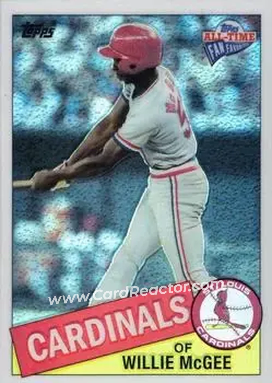 2004 Topps All-Time Fan Favorites - Refractors #35 - Willie McGee - St. Louis Cardinals - Front