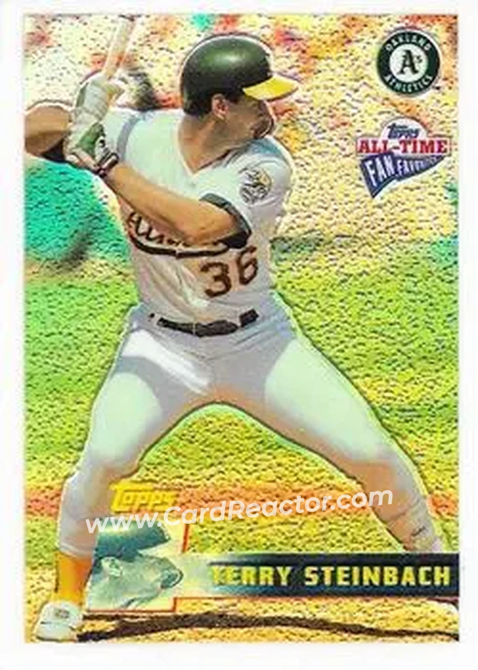 2004 Topps All-Time Fan Favorites - Refractors #39 - Terry Steinbach - Oakland Athletics - Front