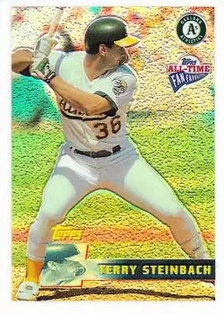 2004 Topps All-Time Fan Favorites - Refractors #39 - Terry Steinbach - Oakland Athletics