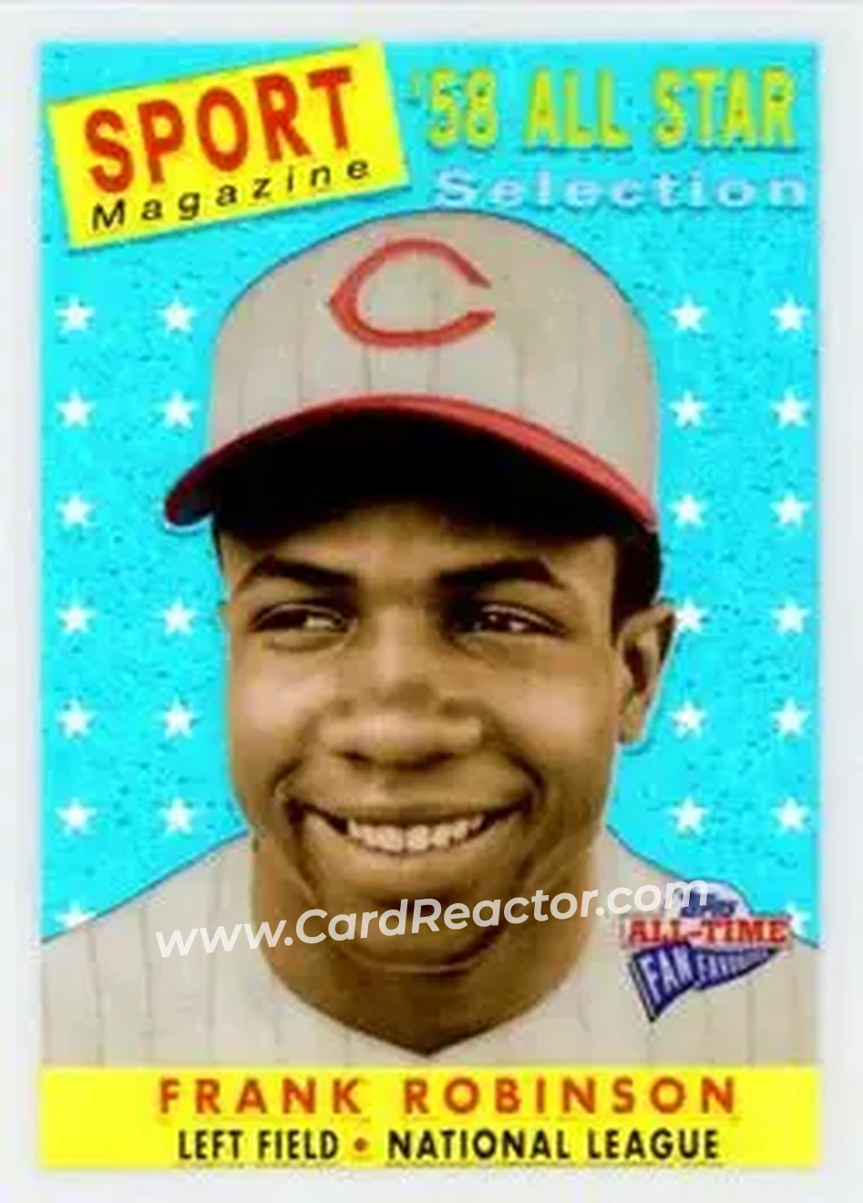 2004 Topps All-Time Fan Favorites - Refractors #40 - Frank Robinson - Cincinnati Reds - Front