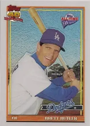 2004 Topps All-Time Fan Favorites - Refractors #48 - Brett Butler - Los Angeles Dodgers