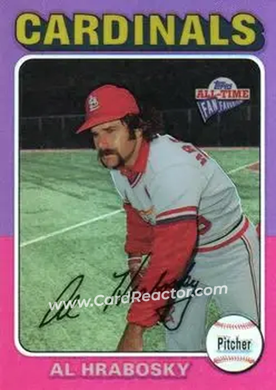 2004 Topps All-Time Fan Favorites - Refractors #59 - Al Hrabosky - St. Louis Cardinals - Front