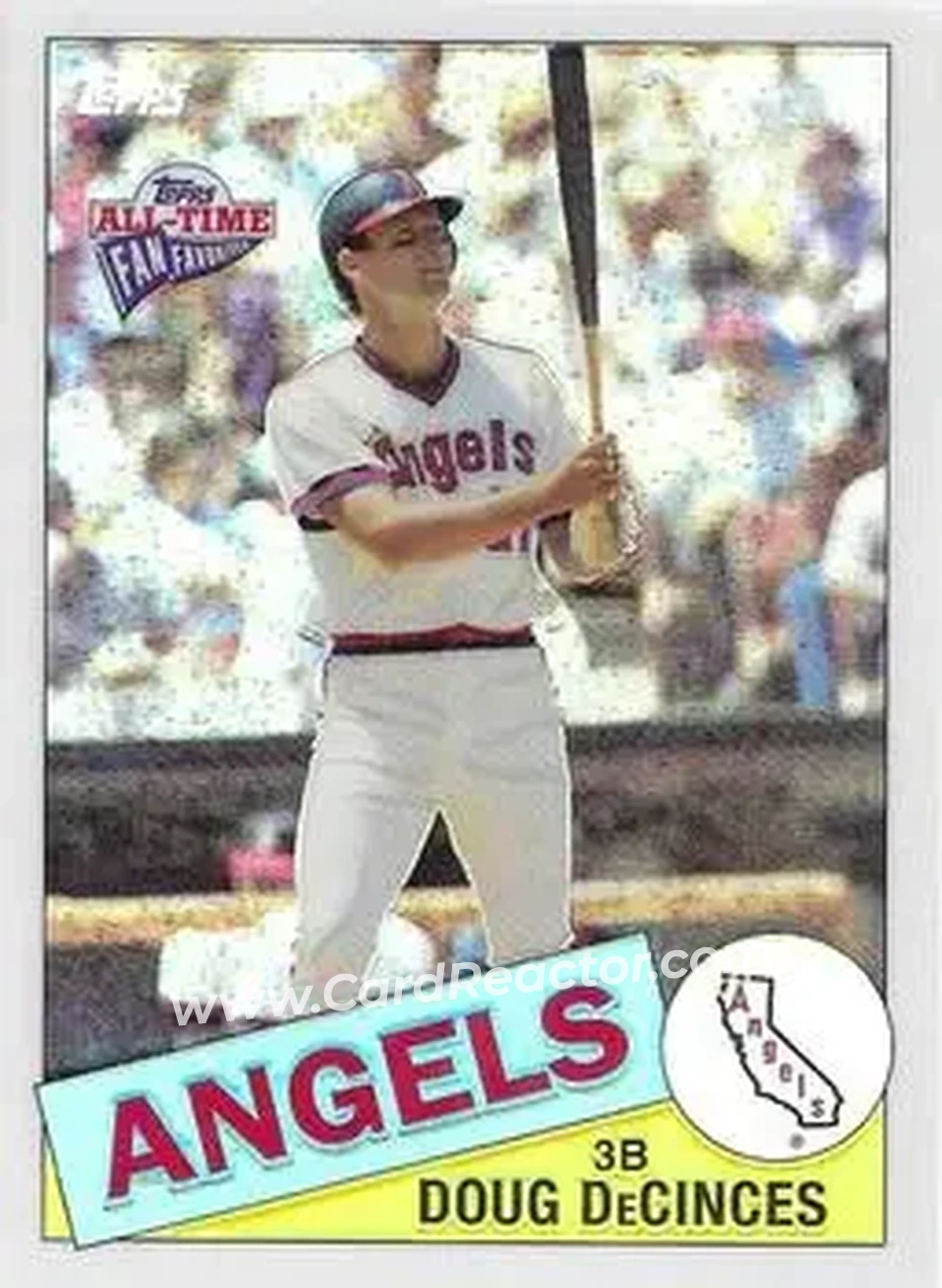 2004 Topps All-Time Fan Favorites - Refractors #71 - Doug DeCinces - California Angels - Front