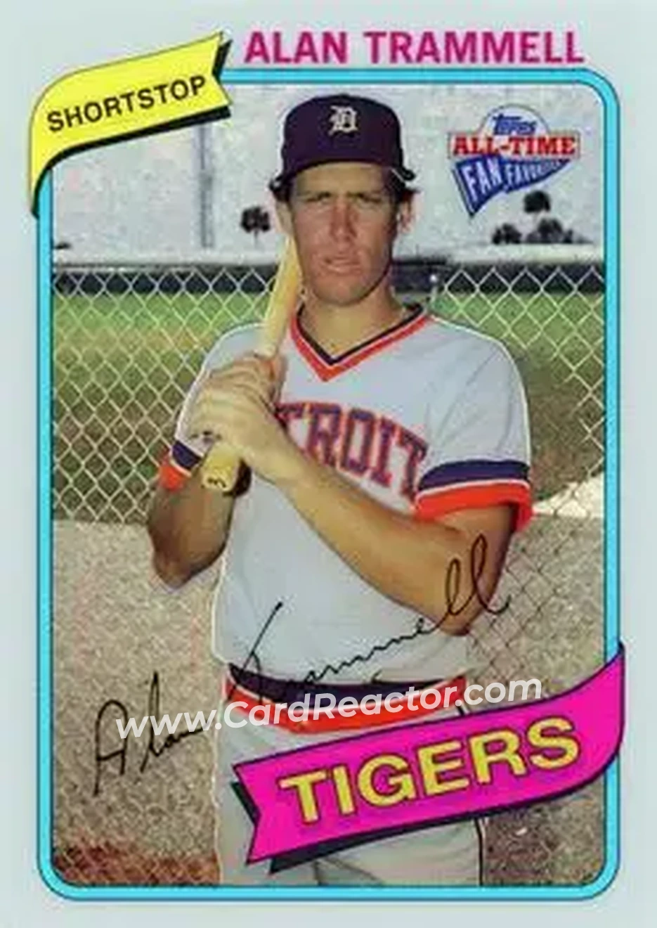2004 Topps All-Time Fan Favorites - Refractors #84 - Alan Trammell - Detroit Tigers - Front