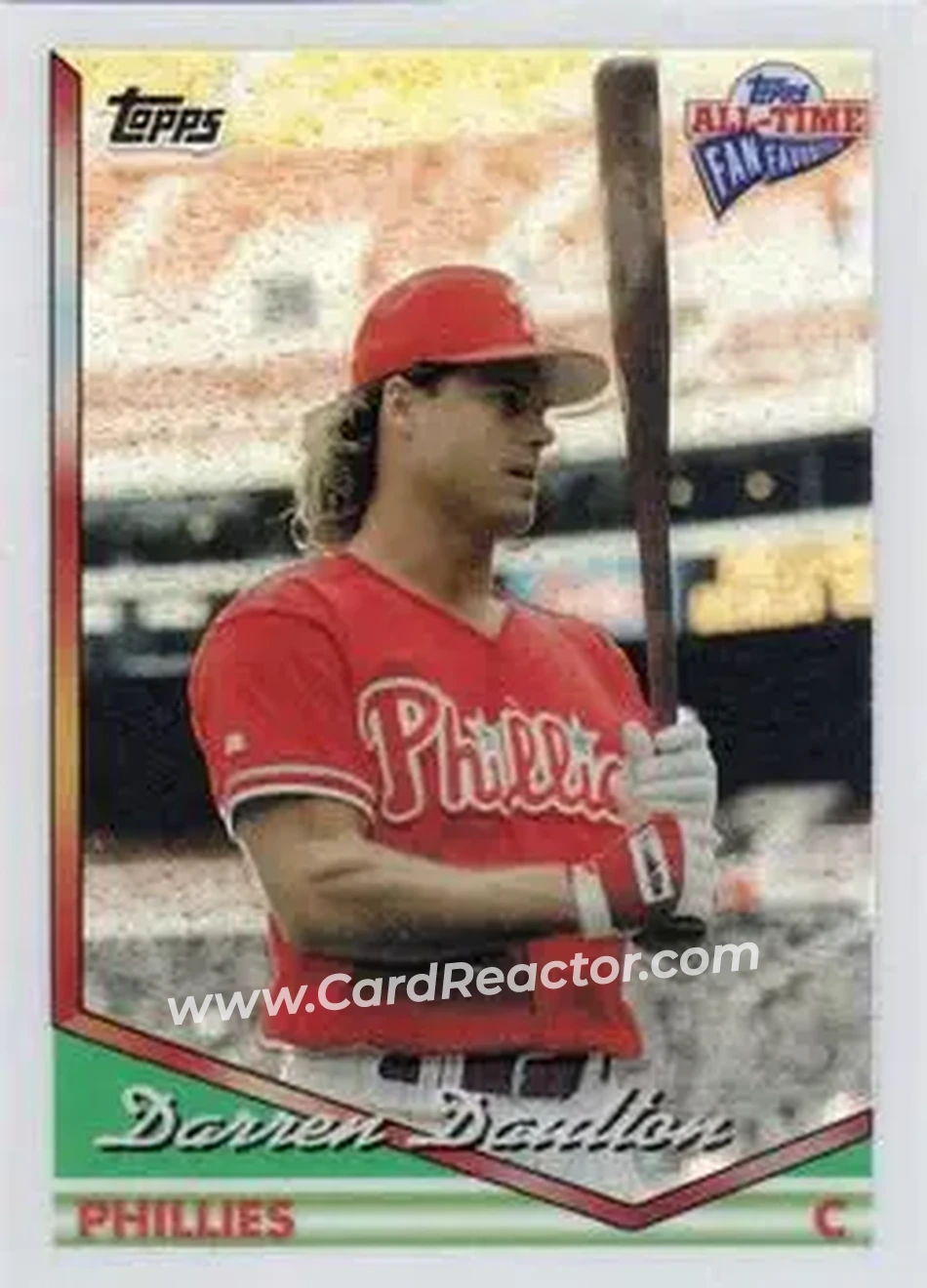 2004 Topps All-Time Fan Favorites - Refractors #93 - Darren Daulton - Philadelphia Phillies - Front