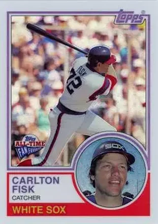 2004 Topps All-Time Fan Favorites - Refractors #101 - Carlton Fisk - Chicago White Sox