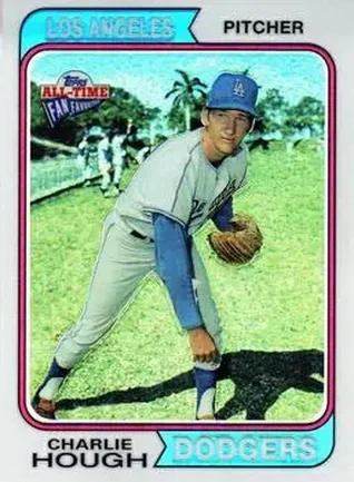 2004 Topps All-Time Fan Favorites - Refractors #107 - Charlie Hough - Los Angeles Dodgers